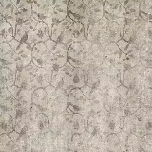 Faded Aviary Damask Wallpaper Texture 