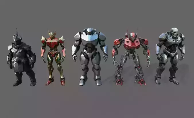 Cyborg Fighter Pack 3