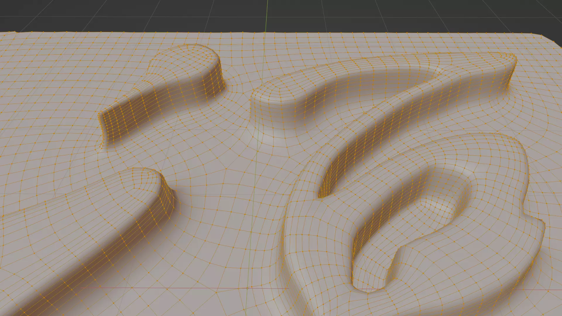 Wooden sheet with Chinese scripts engrave on it Low-poly 3D model_12