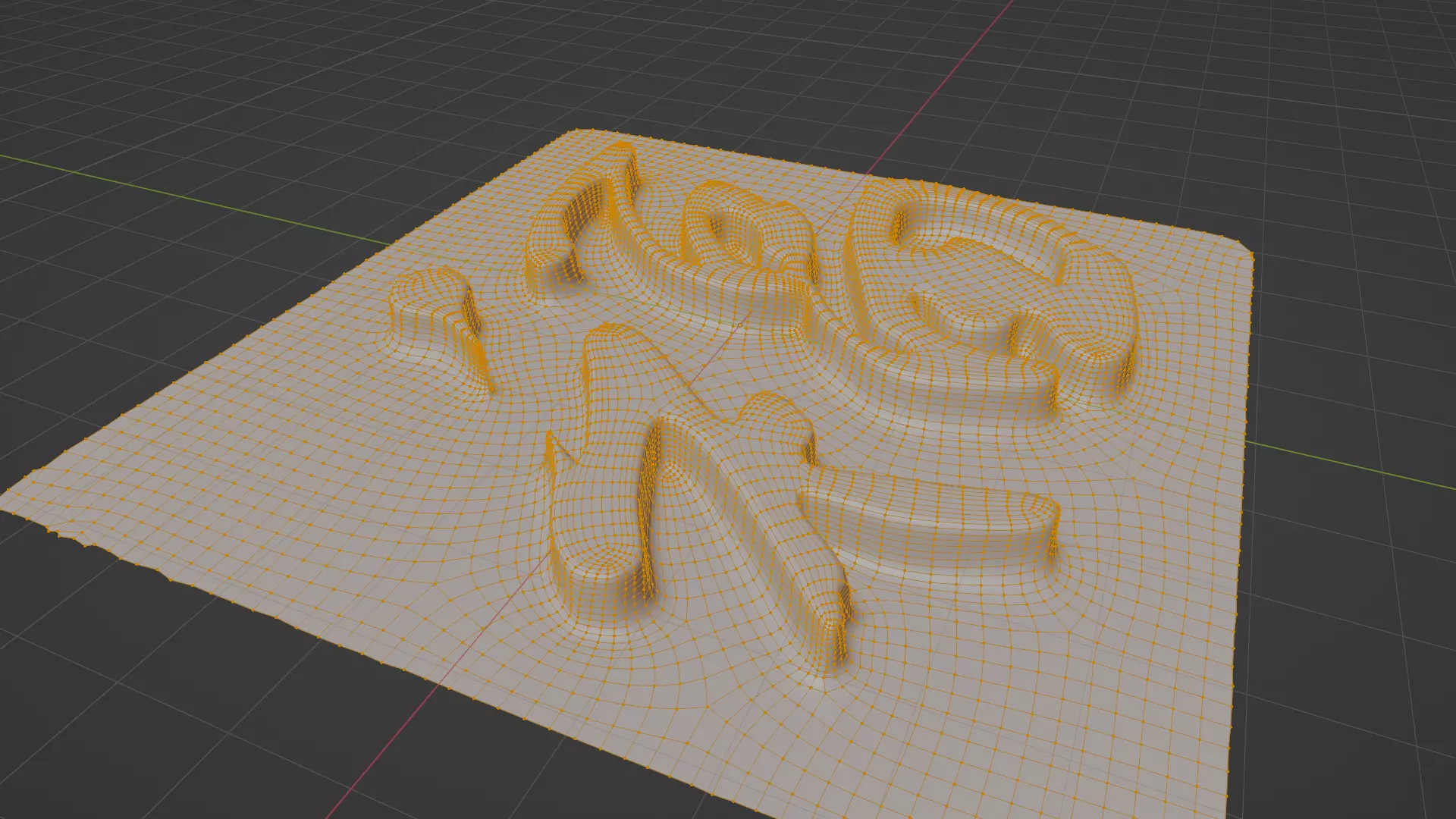 Wooden sheet with Chinese scripts engrave on it Low-poly 3D model_15