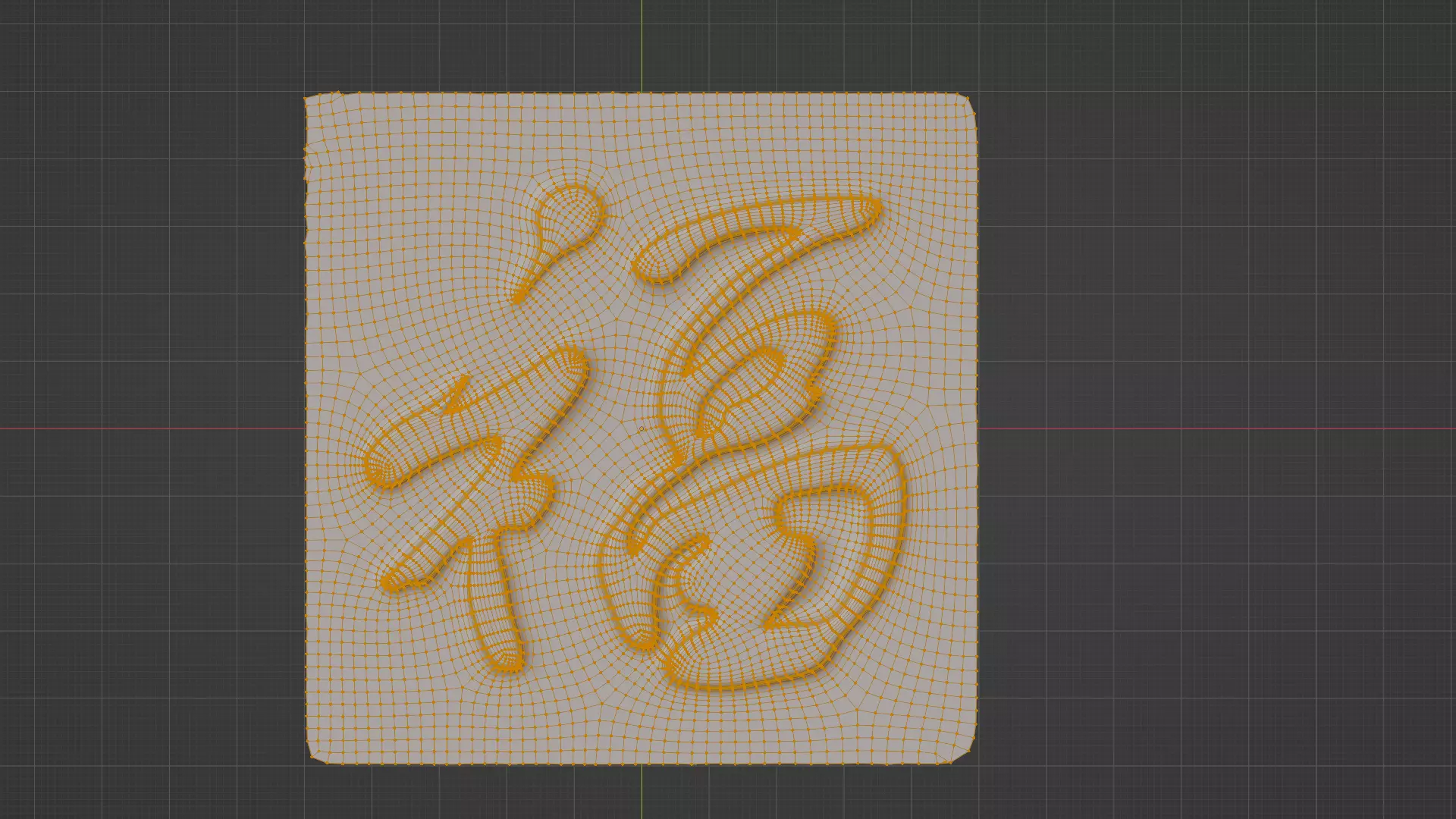 Wooden sheet with Chinese scripts engrave on it Low-poly 3D model_10