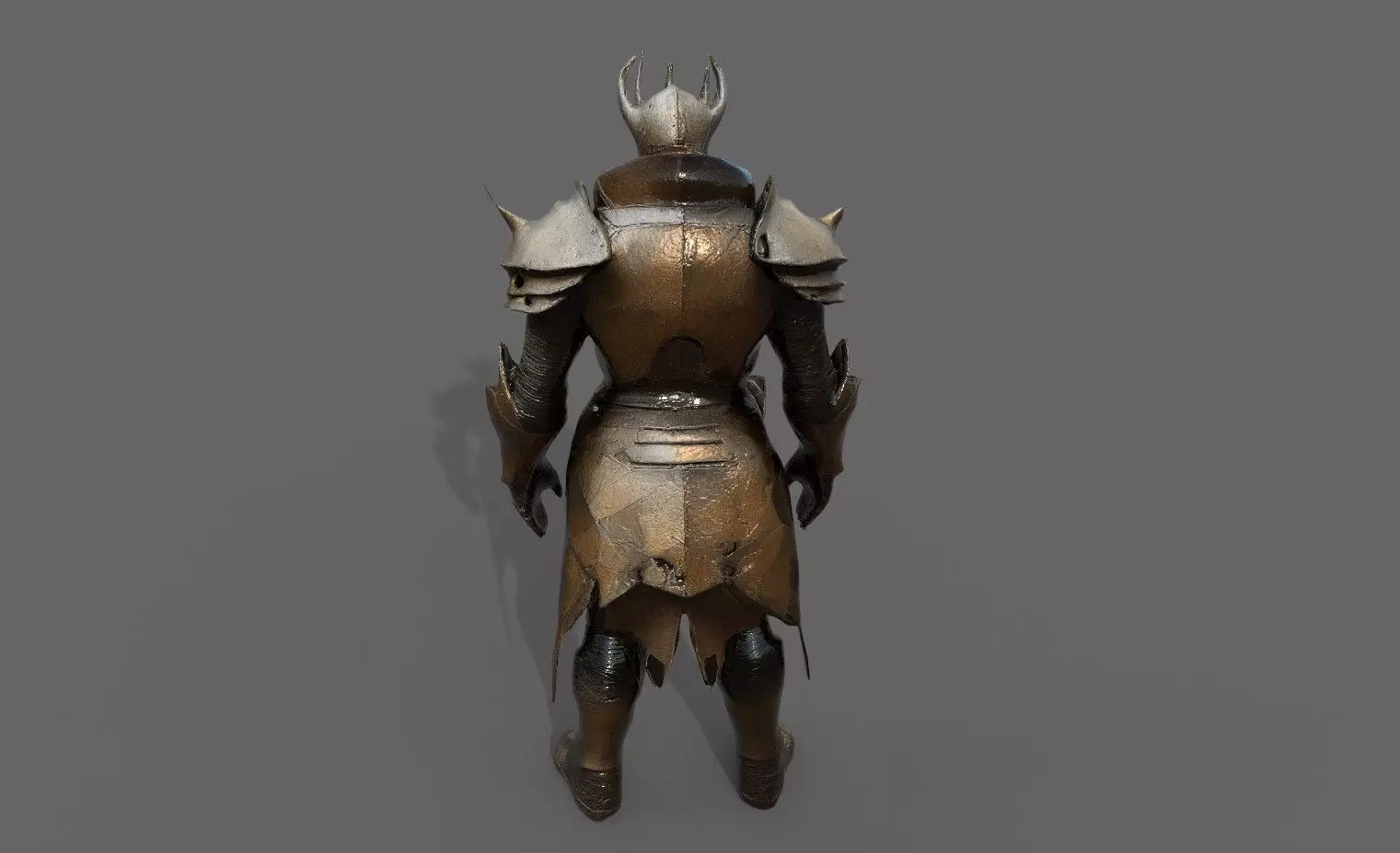 Cyborg Fighter Pack 4 Low-poly 3D model_20