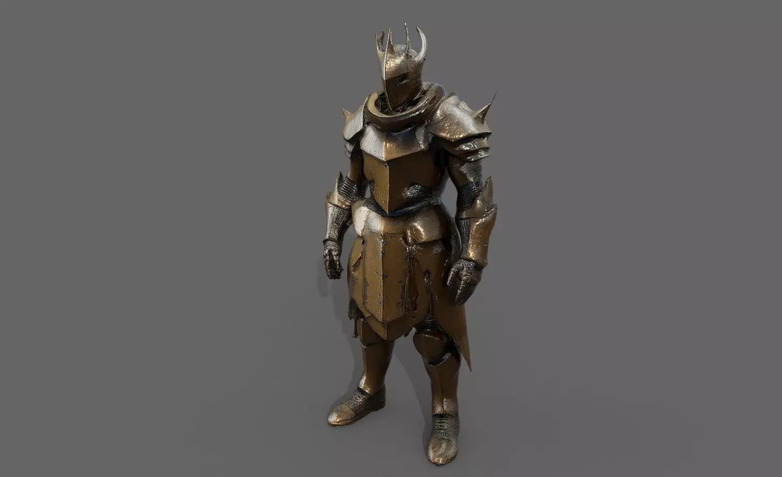 Cyborg Fighter Pack 4 Low-poly 3D model_10