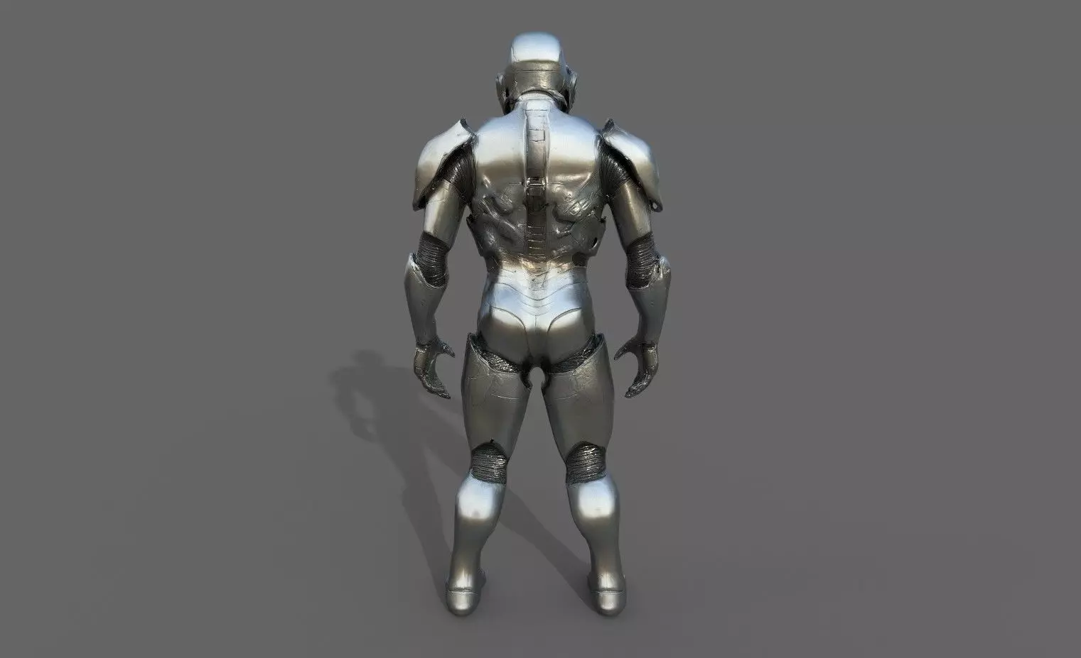 Cyborg Fighter Pack 4 Low-poly 3D model_18
