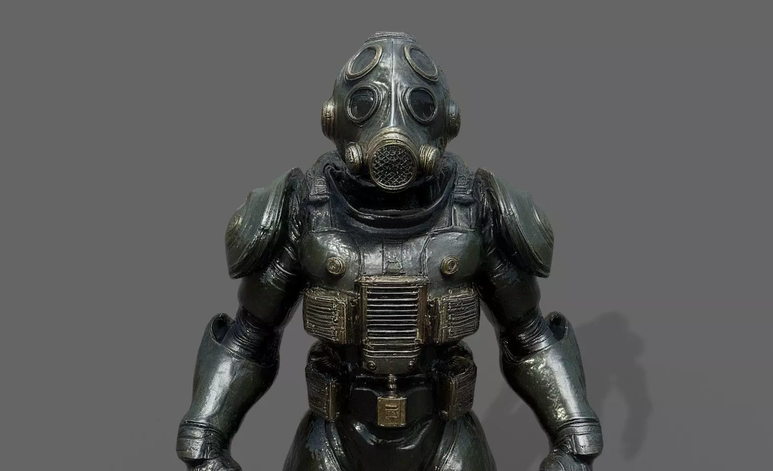 Cyborg Fighter Pack 4 Low-poly 3D model_21