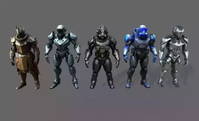 Cyborg Fighter Pack 4