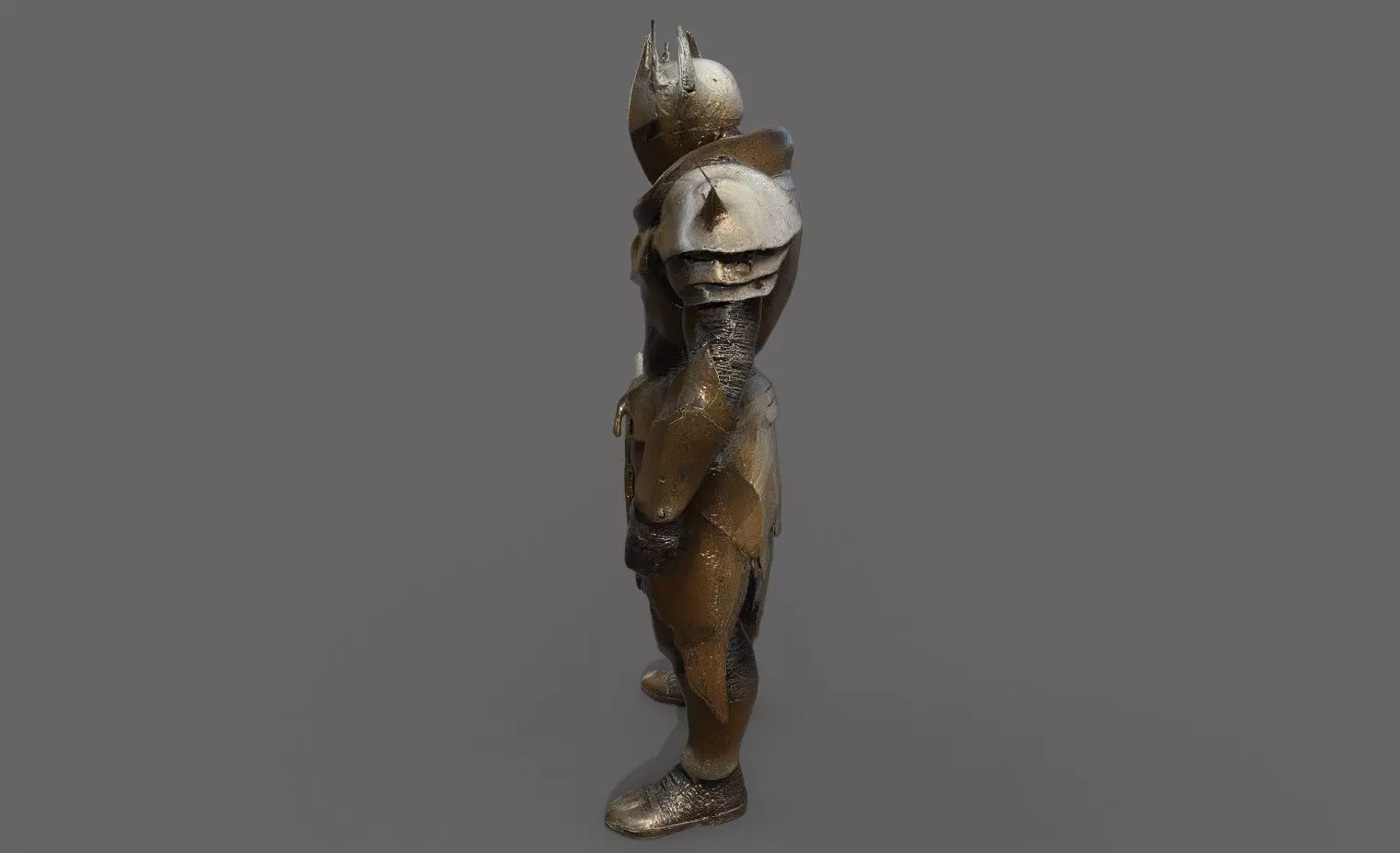 Cyborg Fighter Pack 4 Low-poly 3D model_15