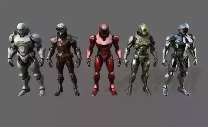 Cyborg Fighter Pack 5