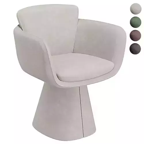 Rune Swivel Dining Chair Beige
