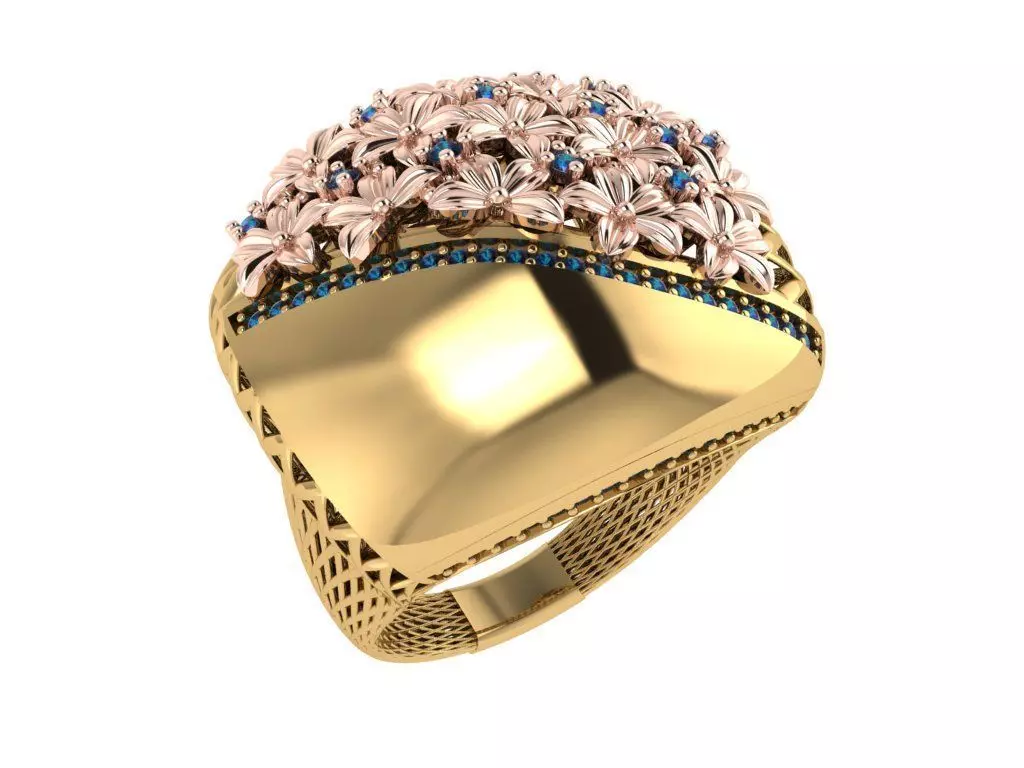 Ready Women Ring STL 3D Models  3D print model_0