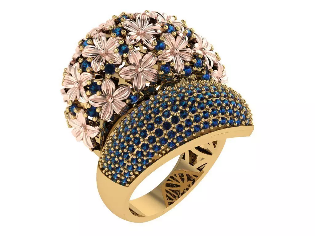 Ready Women Ring STL 3D Models 3D print model_0