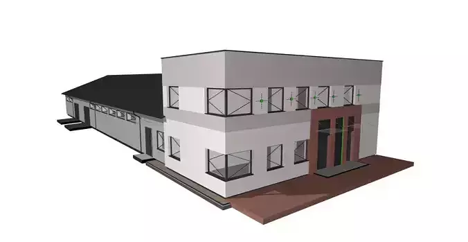 Industrial Hall with Office Building