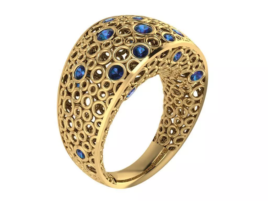 Ready Women Ring STL 3D Models  3D print model_0