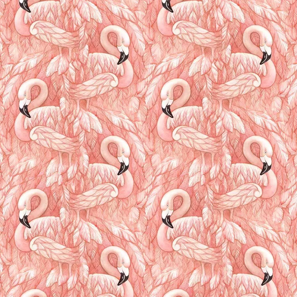 Blush Flamingos Repeat Wallpaper Texture Texture