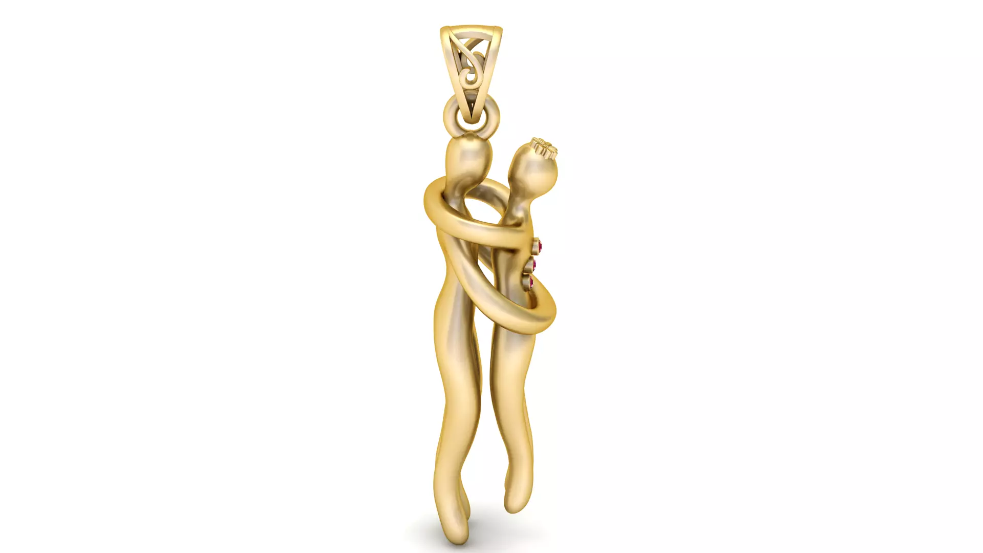 Elegant Jewelry Casting Model Pendant 3DPRINTABLE MODEL 3D print model_2