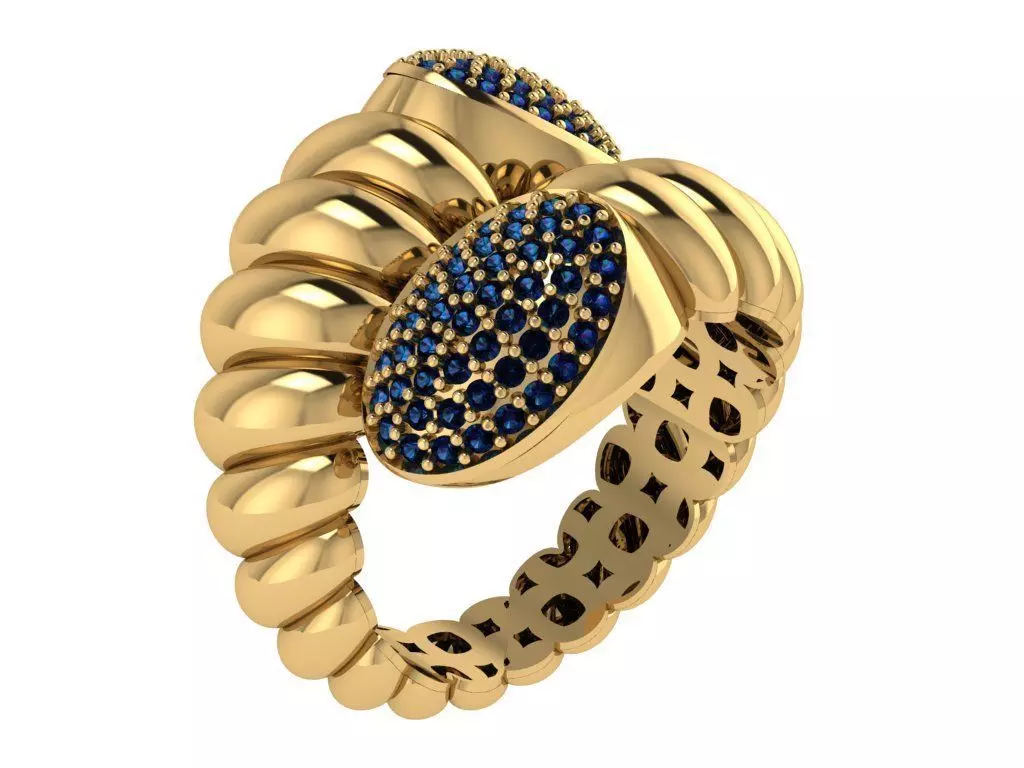 Ready Women Ring STL 3D Models 3D print model_0