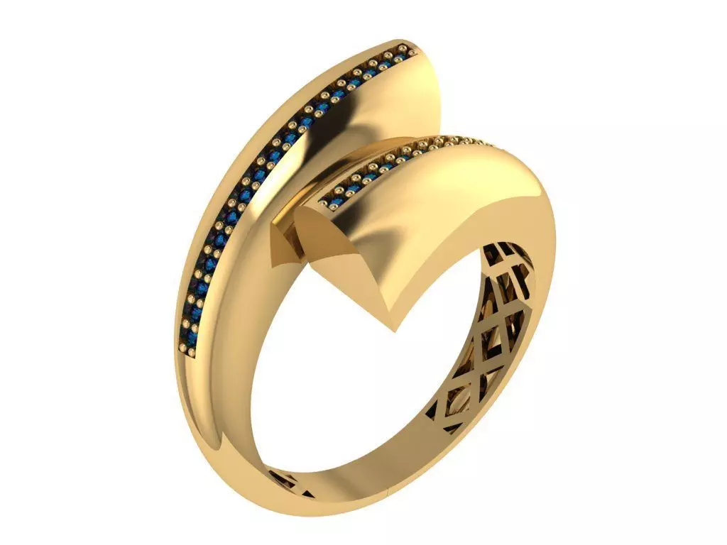 Ready Women Ring STL 3D Models 3D print model_0
