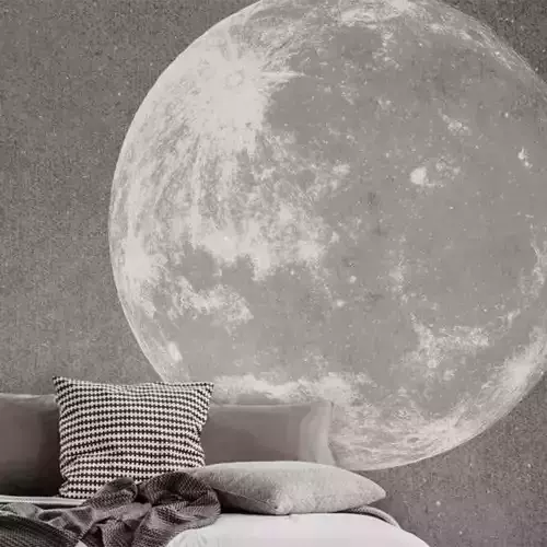 Lunar Halo Mural Wallpaper Texture