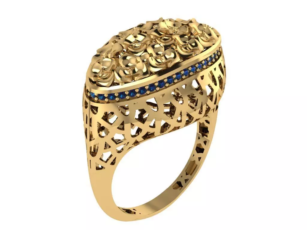 Ready Women Ring STL 3D Models 3D print model_0