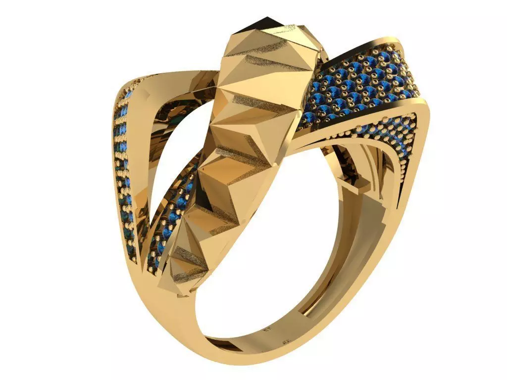 Ready Women Ring STL 3D Models  3D print model_0