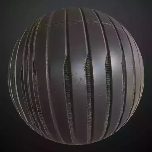 Dark Rusted Sci-fi Vented Panel PBR Seamless