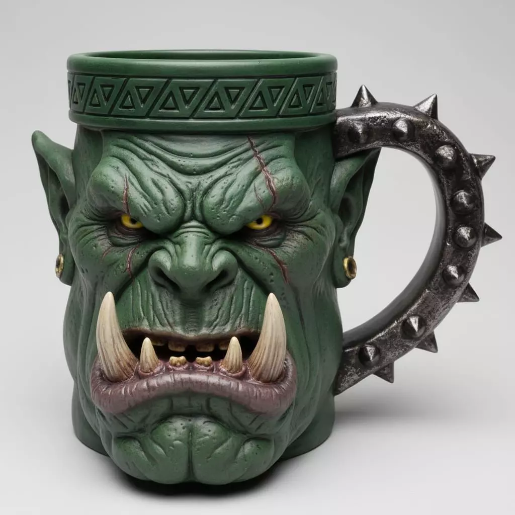 Orc mug Aarda face  3D model_0