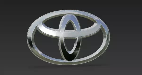 Toyota 3D Logo Model 3D model_0