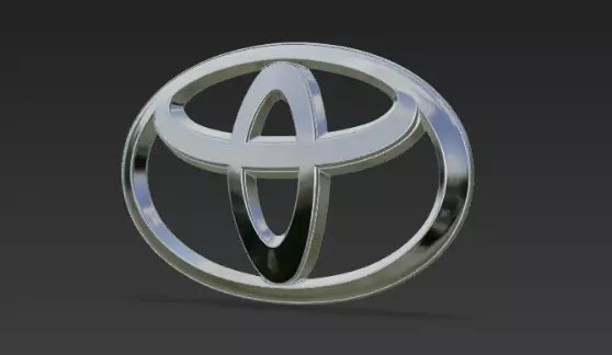 Toyota 3D Logo Model 3D model_1