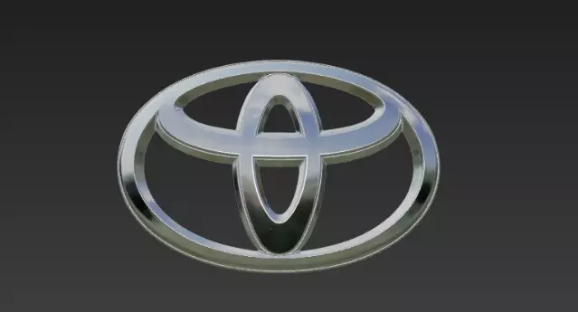 Toyota 3D Logo Model 3D model_3