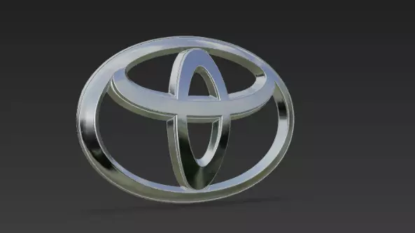 Toyota 3D Logo Model 3D model_2