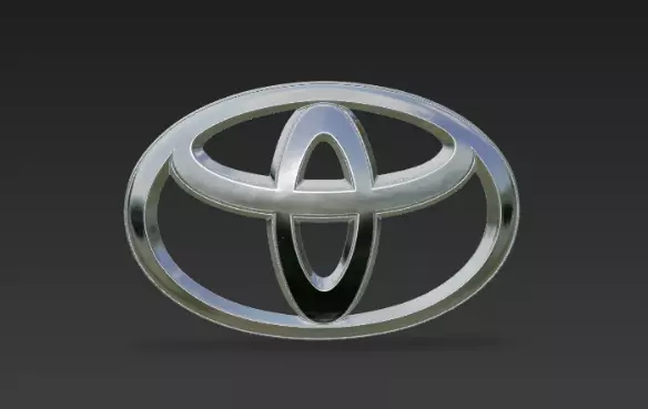 Toyota 3D Logo Model 3D model_4