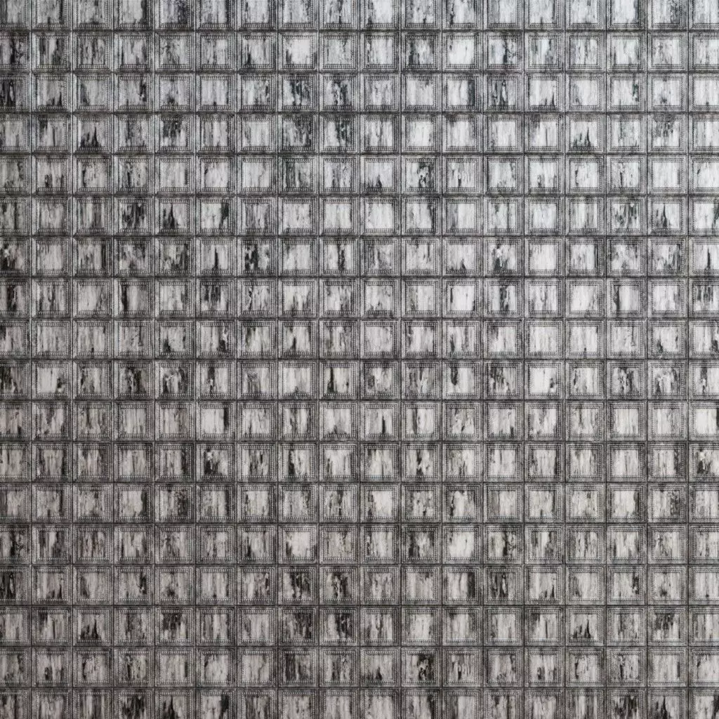 Black Rusty Vintage Metal Ceiling PBR Seamless Texture_4