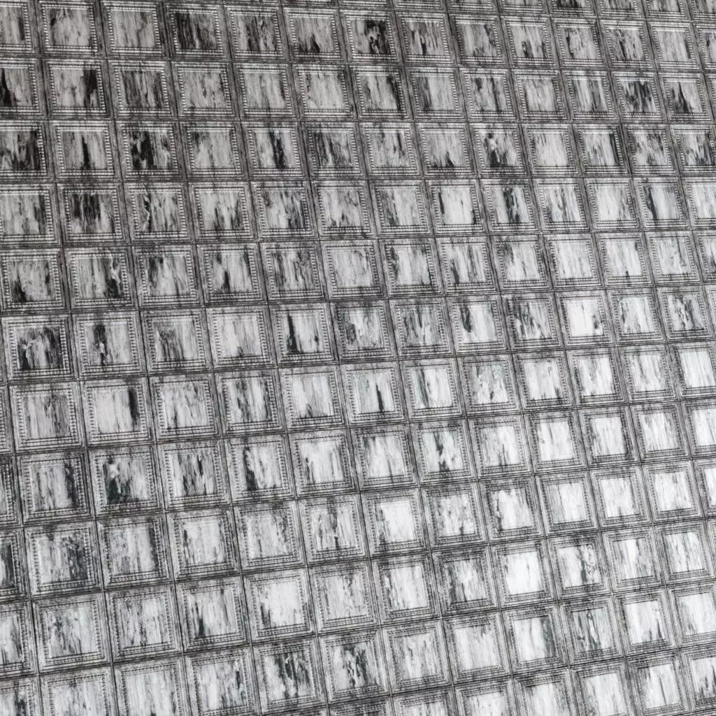 Black Rusty Vintage Metal Ceiling PBR Seamless Texture_7