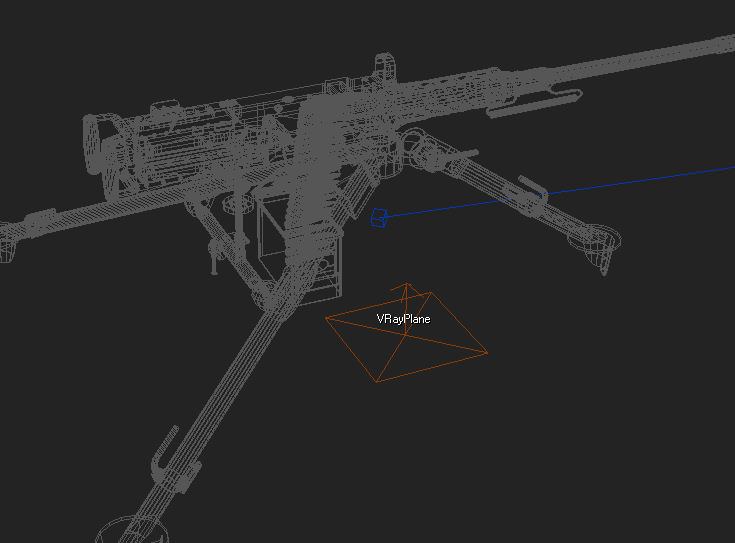 M2HB Machine Gun 3D model_1