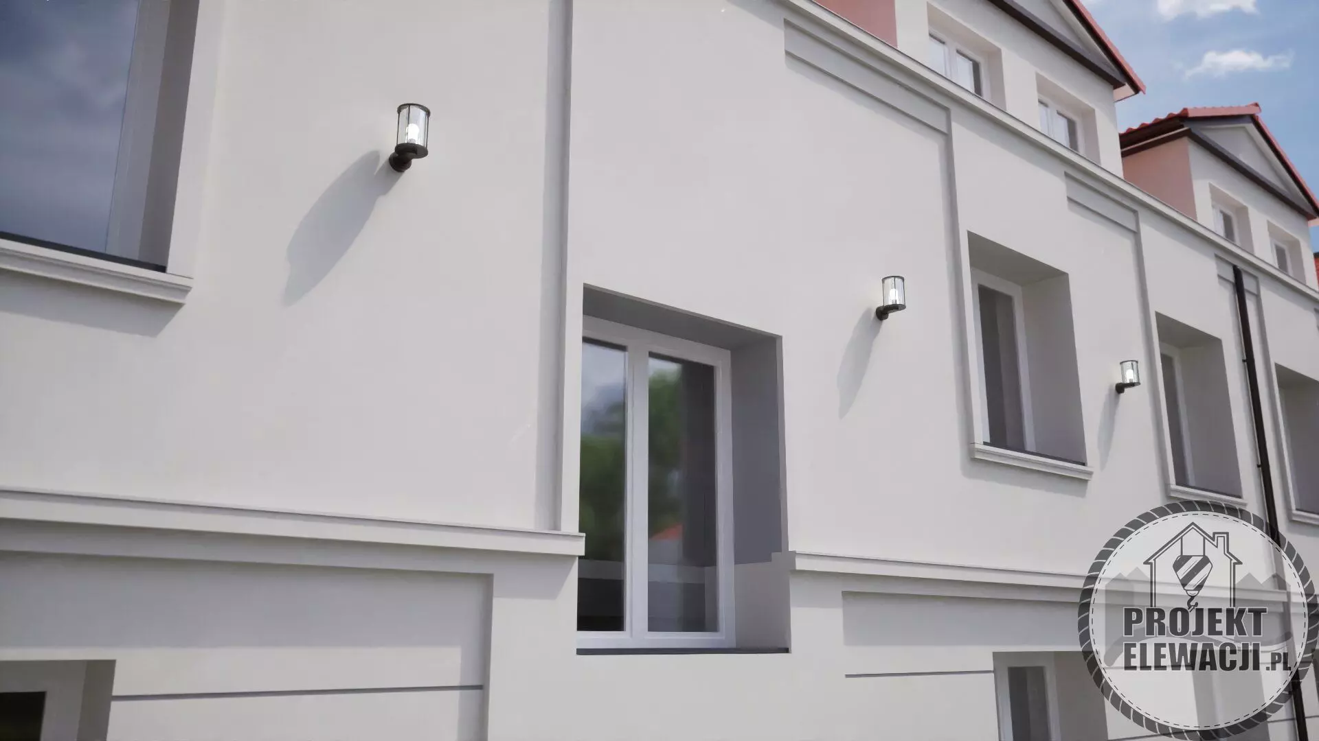 Classic Apartment Building Modern 3D Visualization 3D model_17