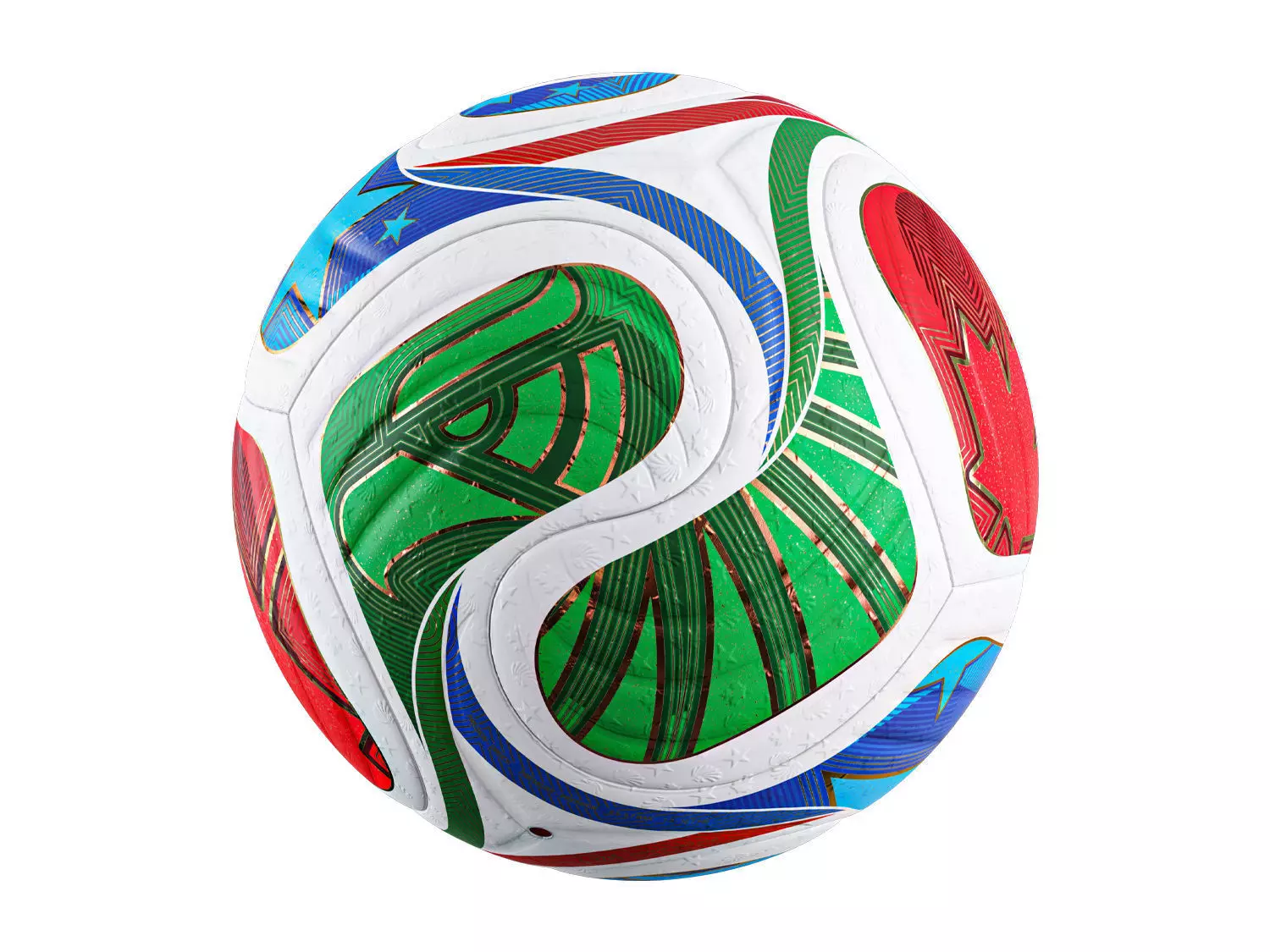 Adidas Trionda Ball World Cup 2026 Low-poly 3D model Low-poly 3D model_9
