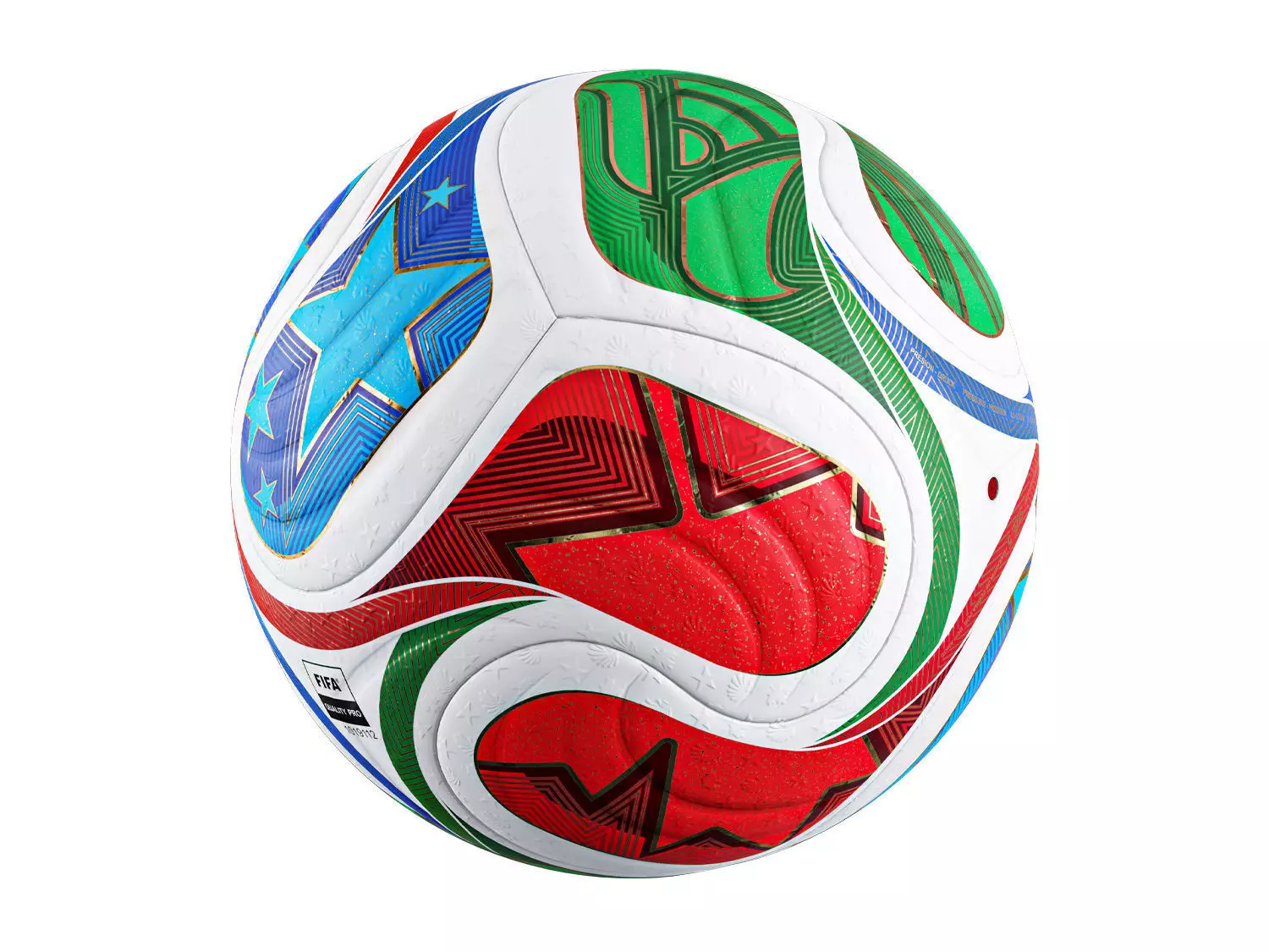 Adidas Trionda Ball World Cup 2026 Low-poly 3D model Low-poly 3D model_3