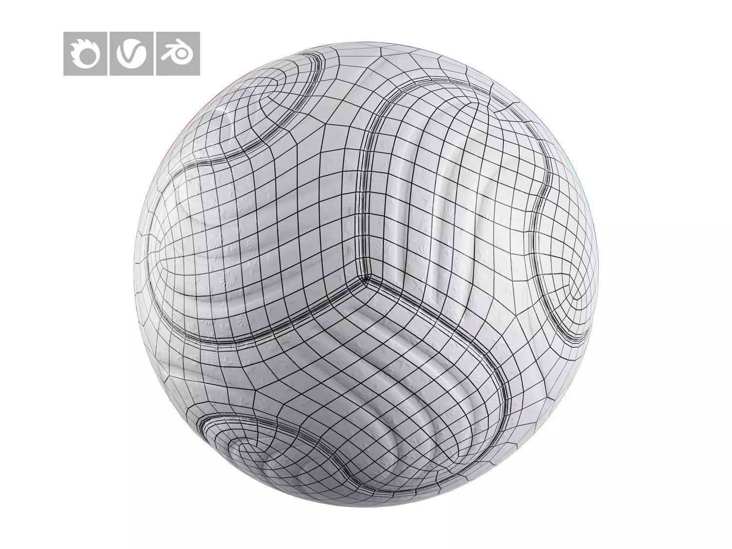 Adidas Trionda Ball World Cup 2026 Low-poly 3D model Low-poly 3D model_12