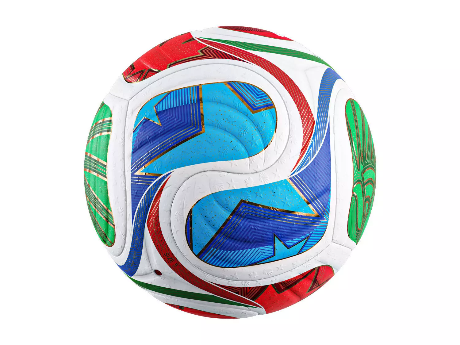Adidas Trionda Ball World Cup 2026 Low-poly 3D model Low-poly 3D model_8