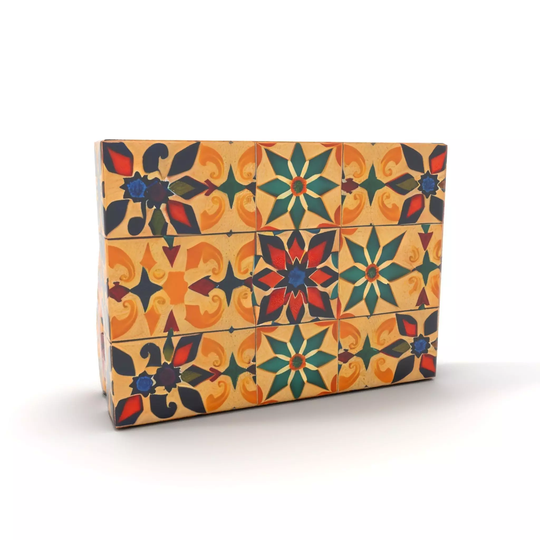 Ornate Ceramic Tile model pack Texture_8