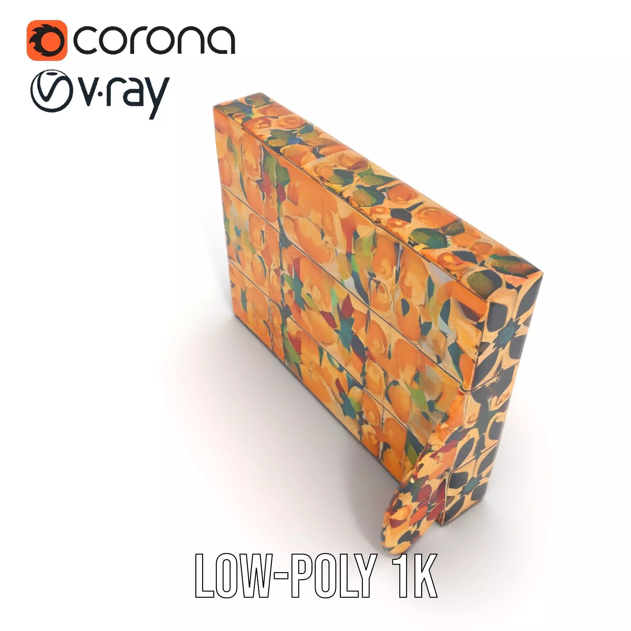 Ornate Ceramic Tile model pack Texture_10