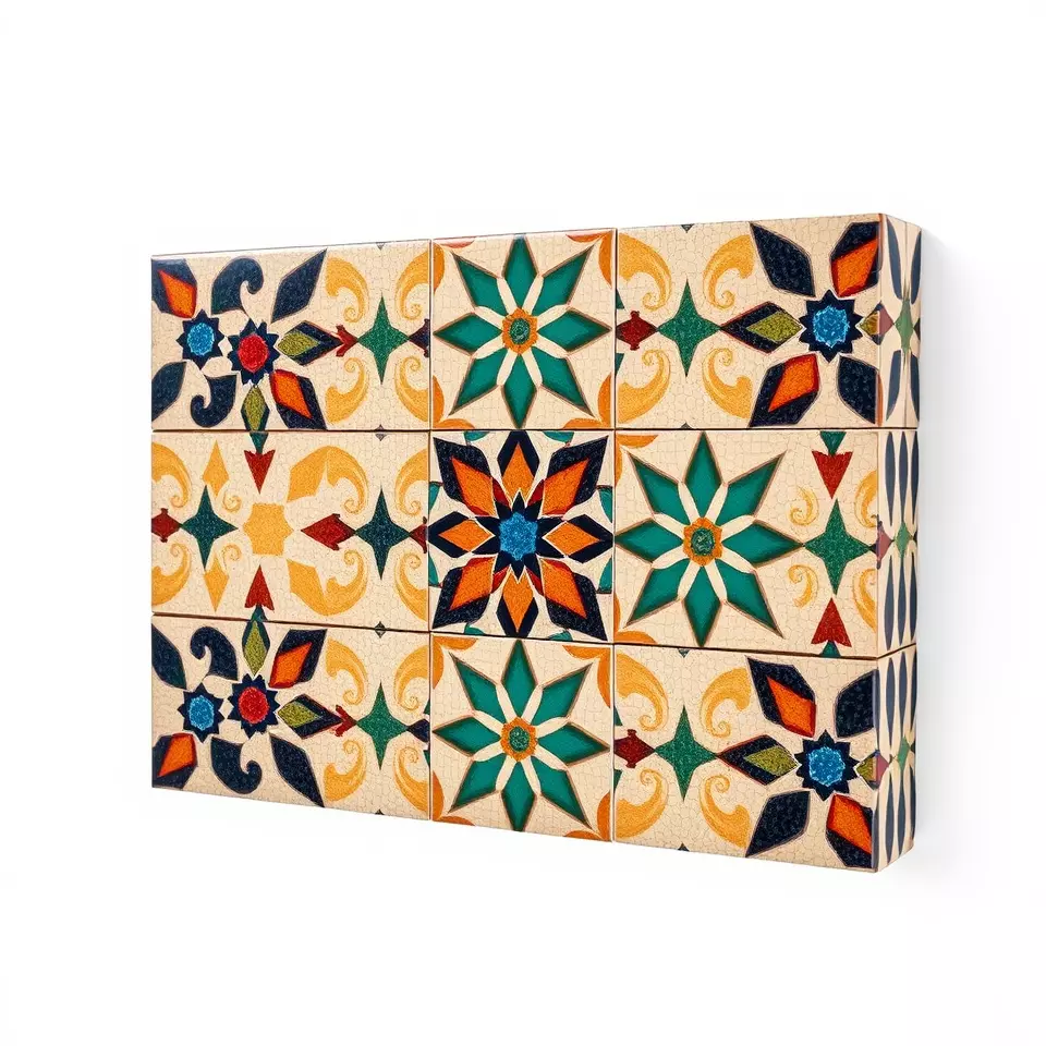 Ornate Ceramic Tile model pack Texture_3