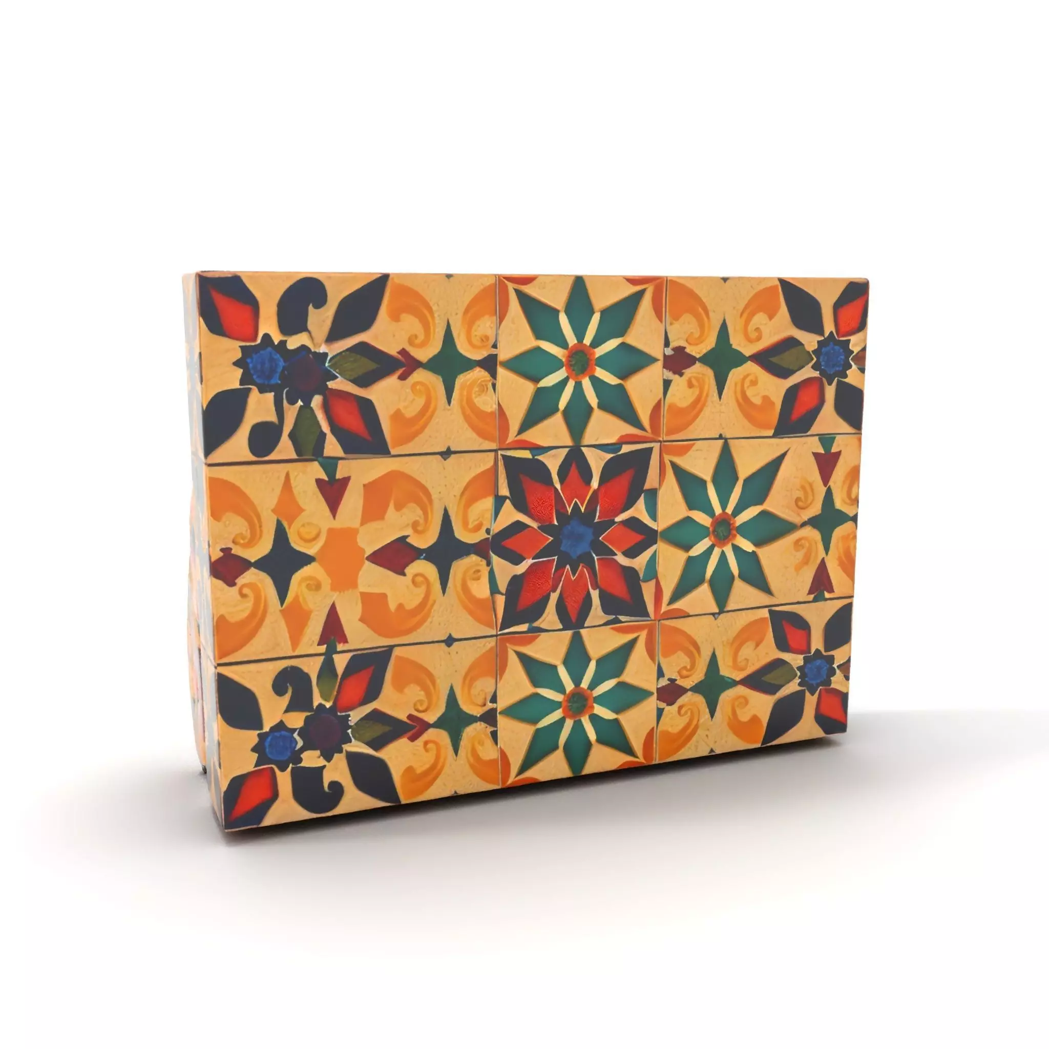 Ornate Ceramic Tile model pack Texture_0