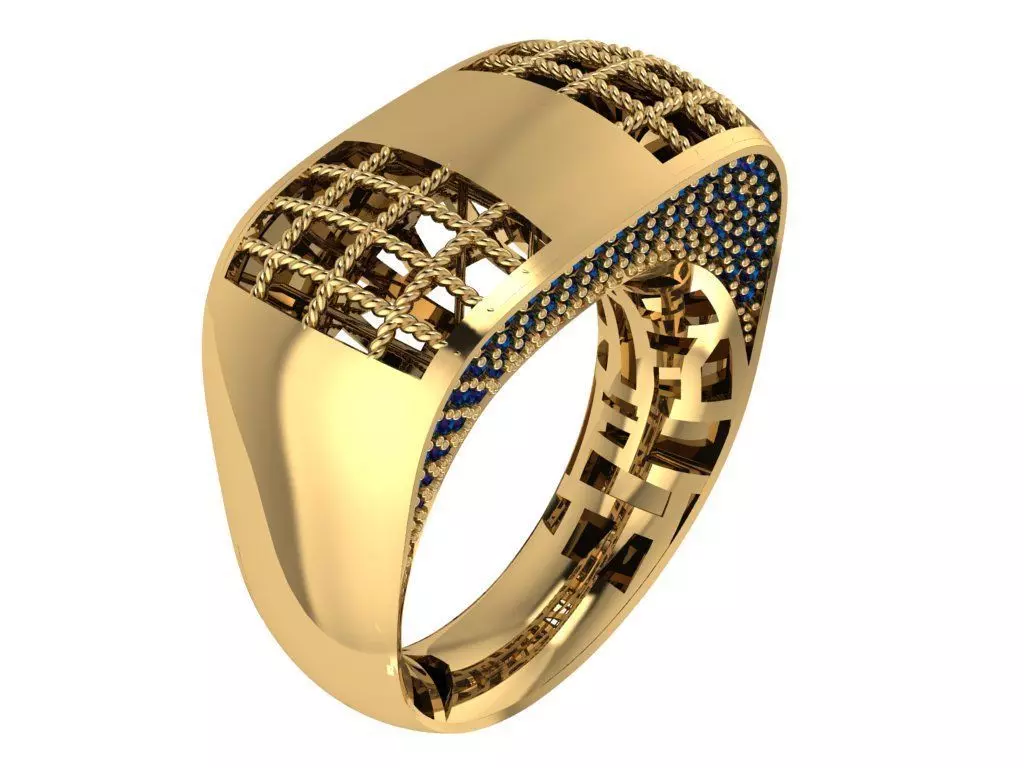 Ready Women Ring STL 3D Models  3D print model_0