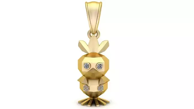 Farm Man Pendant 3D Printable Model