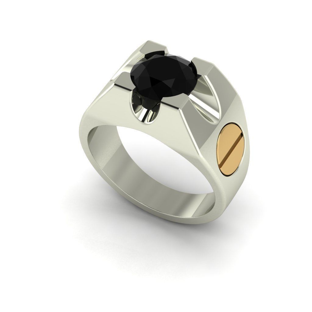 Men ring 3 3D print model_2