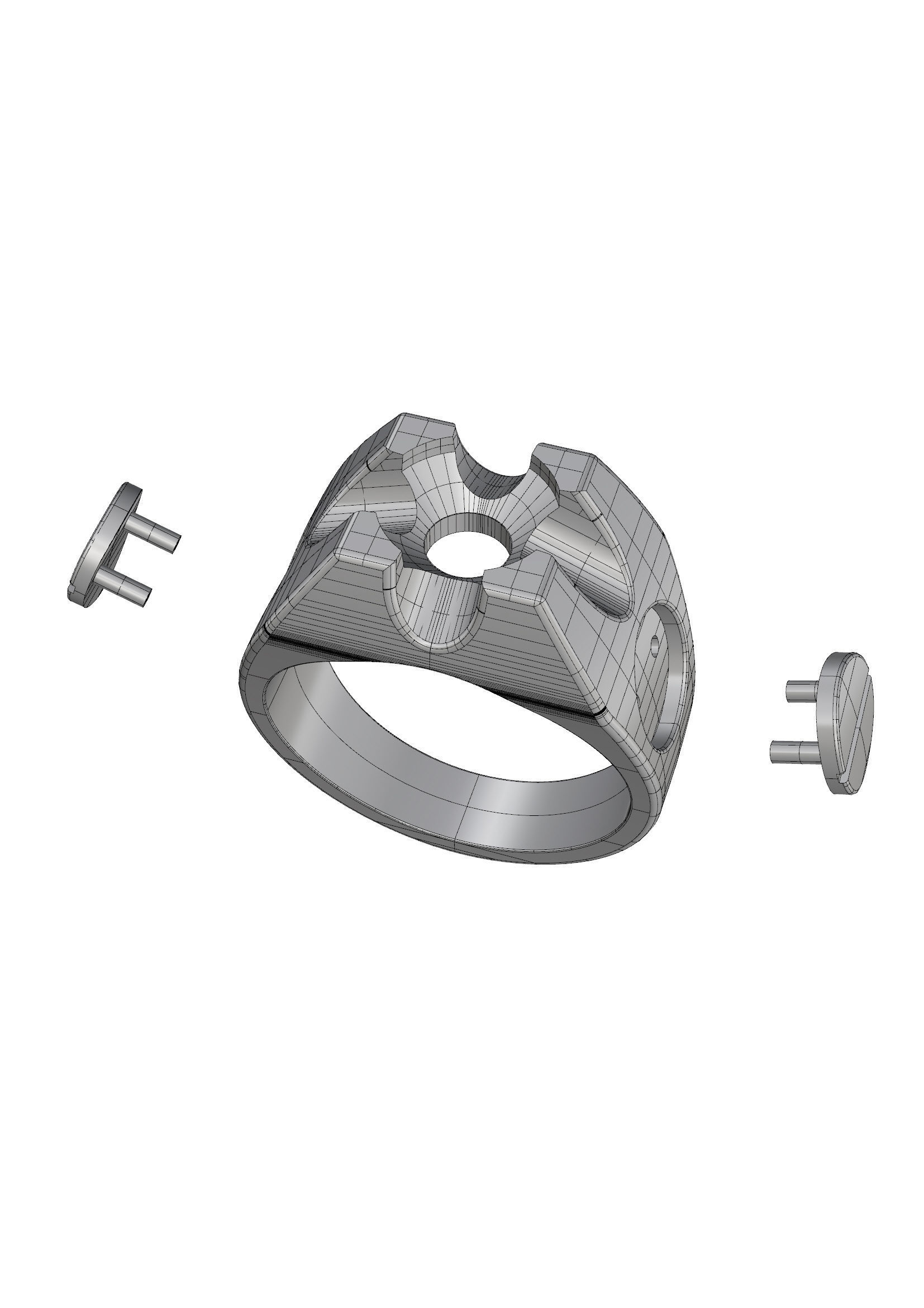 Men ring 3 3D print model_3