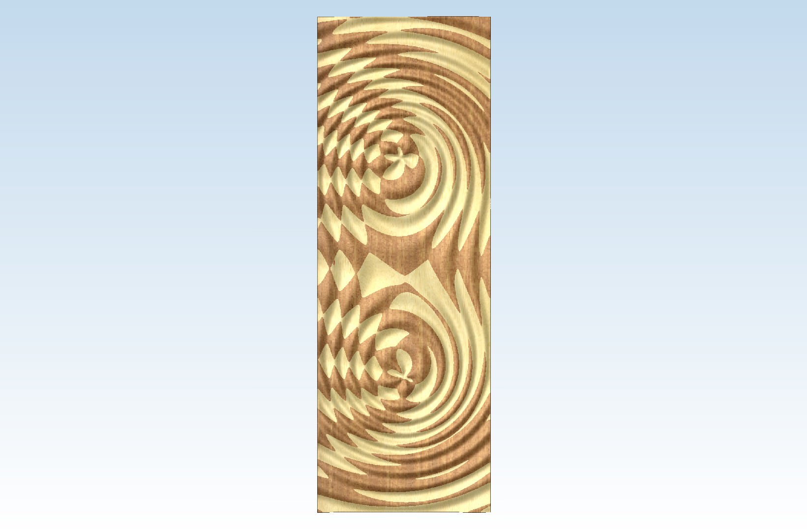 Relief panel for Artcam Voratinkliai 3D model_2