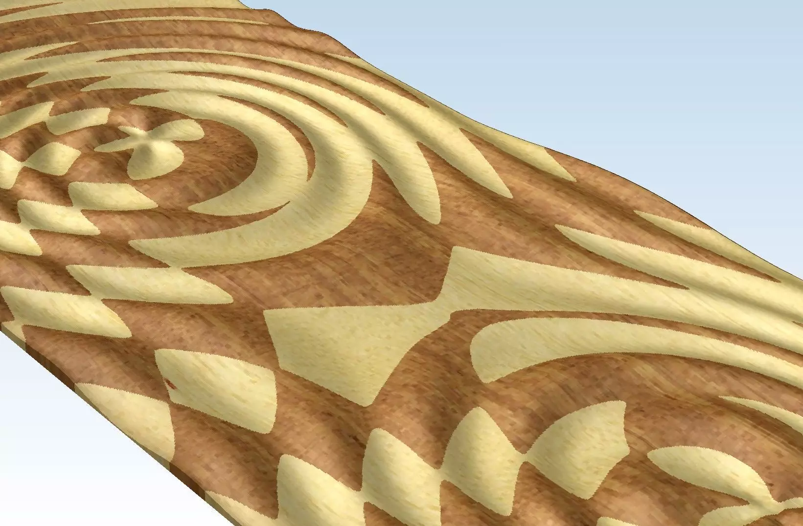 Relief panel for Artcam Voratinkliai 3D model_0