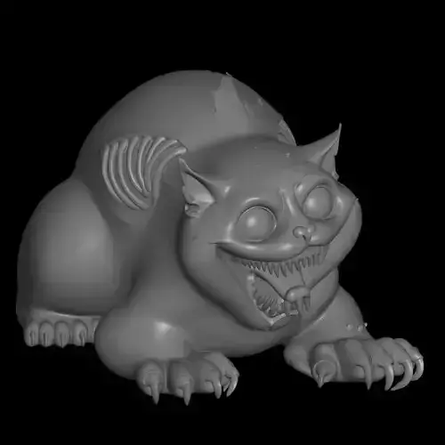 hallowen monster cat pencil holder